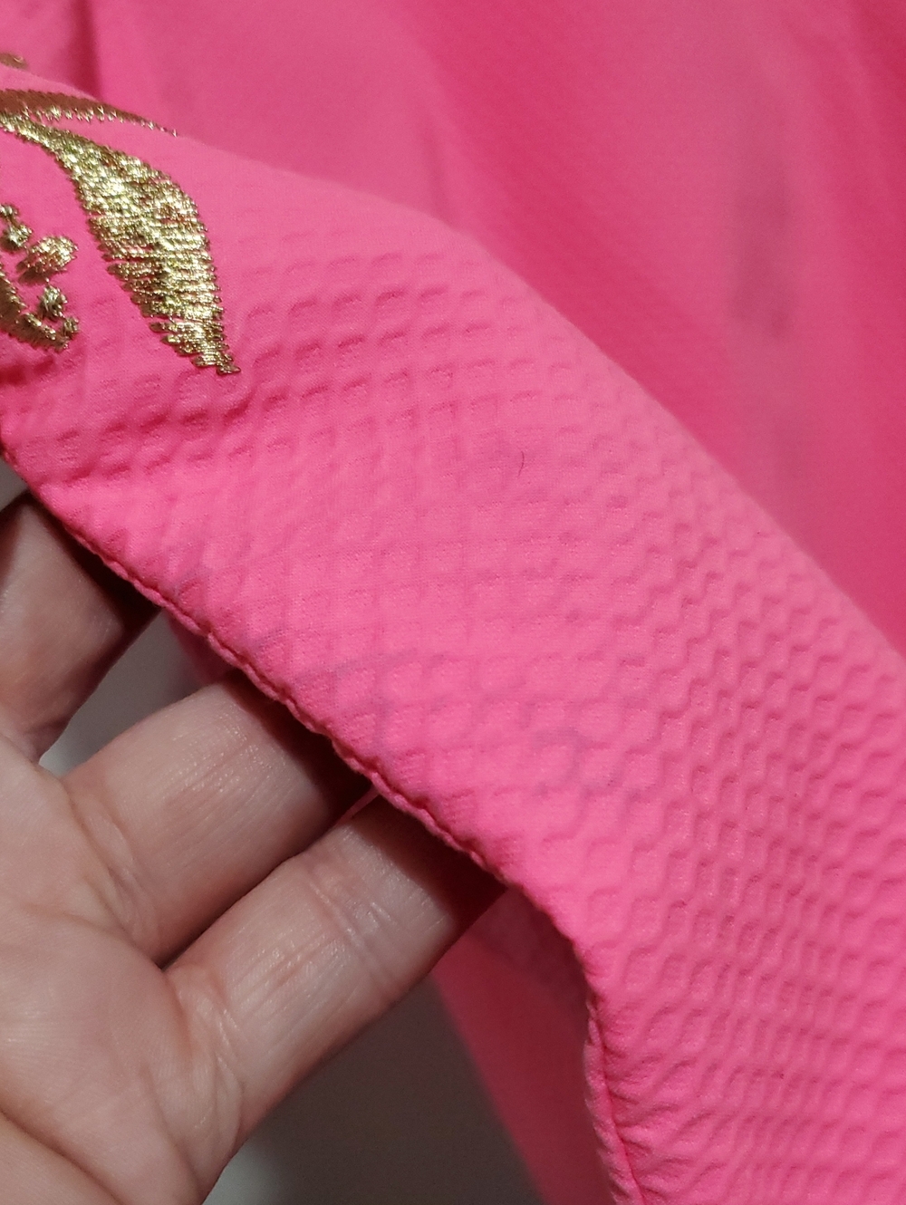 Lilly Pulitzer Tina Embroidered Stretch Shift Dress In Hot Pink Size 4 - Picture 12 of 14